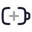 Batteryplus icon with twotone rounded style