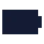 Battery icon with solid sharp style