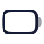 Battery icon with twotone rounded style