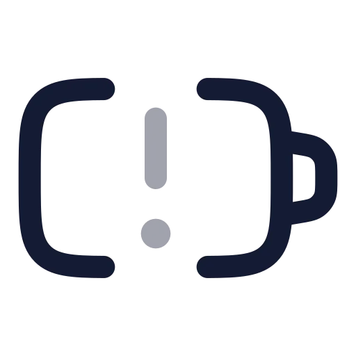 Battery Warning Icon in Twotone Rounded style