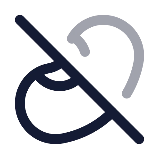 Bean Off Icon in Twotone Rounded style