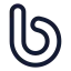 Bebo icon with stroke rounded style