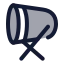 Bedug icon with duotone rounded style