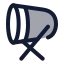 Bedug icon with duotone standard style