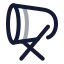 Bedug icon with twotone rounded style