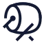 Bedug icon with stroke sharp style