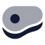 Beef icon with bulk rounded style