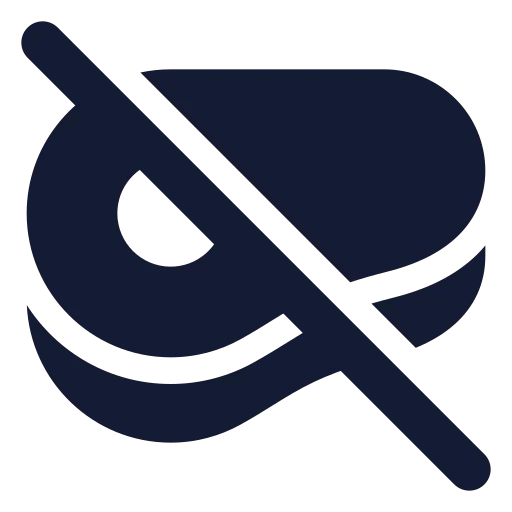 Beef Off Icon in Solid Rounded style