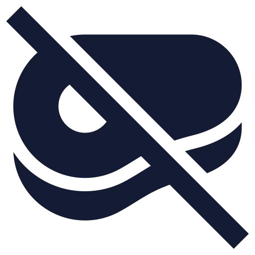 Beef Off Icon in Solid Sharp style