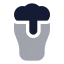 Beer icon with bulk rounded style