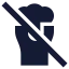 Beeroff icon with solid sharp style
