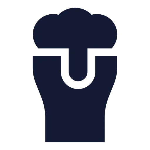 Beer Icon in Solid Sharp style