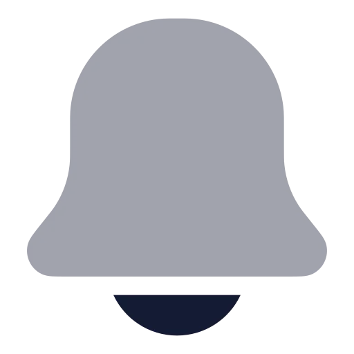 Bell Icon in Bulk Rounded style