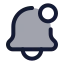 Belldot icon with duotone rounded style