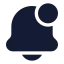 Belldot icon with solid rounded style