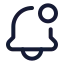 Belldot icon with stroke standard style