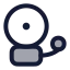 Bellelectric icon with duotone rounded style