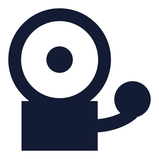 Bell Electric Icon in Solid Sharp style