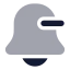 Bellminus icon with bulk rounded style