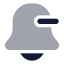 Bellminus icon with bulk rounded style