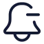 Bellminus icon with stroke rounded style