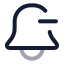 Bellminus icon with twotone rounded style