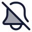 Belloff icon with duotone rounded style