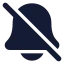 Belloff icon with solid standard style
