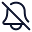 Belloff icon with stroke standard style