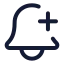 Bellplus icon with stroke standard style