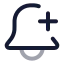 Bellplus icon with twotone rounded style