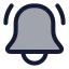 Bellring icon with duotone rounded style