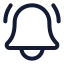 Bellring icon with stroke standard style