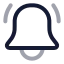 Bellring icon with twotone rounded style