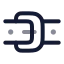 Belt icon with twotone rounded style