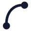 Bendtool icon with solid standard style