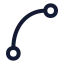 Bendtool icon with stroke standard style