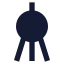 Berlintower icon with solid sharp style