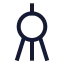 Berlintower icon with stroke sharp style