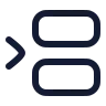 Between Horizontal Start icon preview
