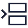 Between Horizontal Start icon preview