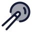 Billiard icon with duotone standard style