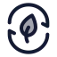 Biomassenergy icon with duotone standard style