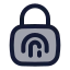 Biometricaccess icon with duotone rounded style
