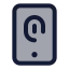 Biometricdevice icon with duotone standard style