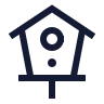 Birdhouse icon preview