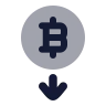 Bitcoin Down 01 icon preview