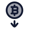 Bitcoin Down 01 icon preview