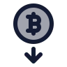 Bitcoin Down 01 icon preview