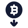 Bitcoin Down 01 icon preview